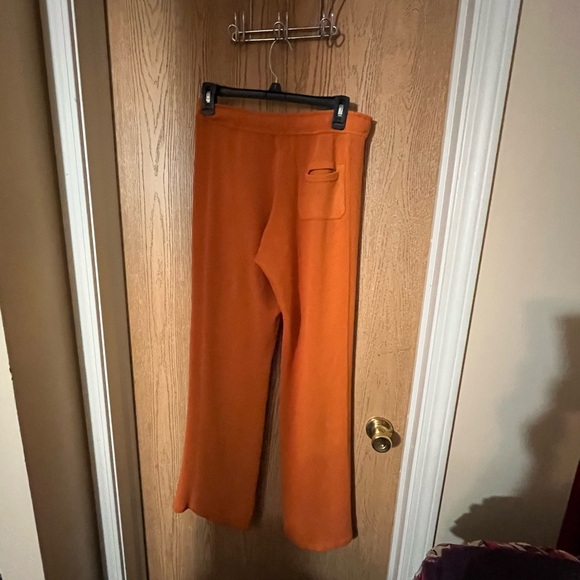 Apple Bottoms ~ Orange Embroidered Pants ~ Orange ~ Stretch ~ L - Picture 14 of 16